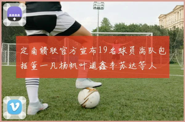 定南赣联官方宣布19名球员离队包括董一凡杨帆叶道鑫李苏达等人