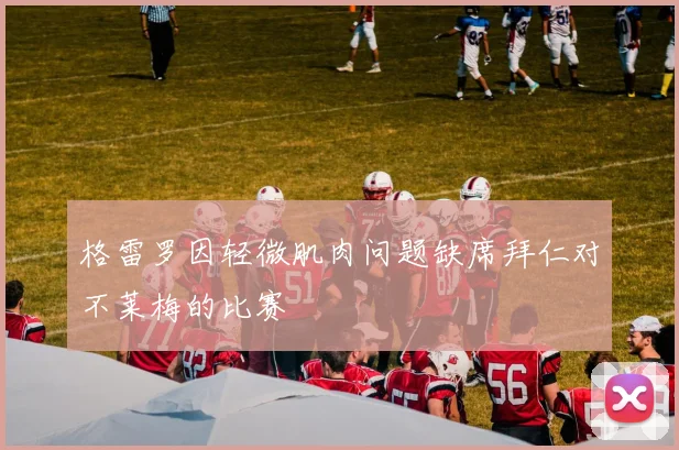 格雷罗因轻微肌肉问题缺席拜仁对不莱梅的比赛